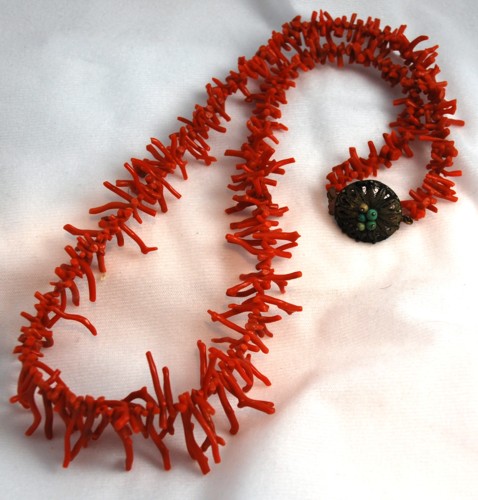 Red Branch Coral Necklace