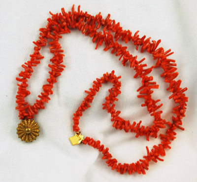 Angel Skin Coral Necklace